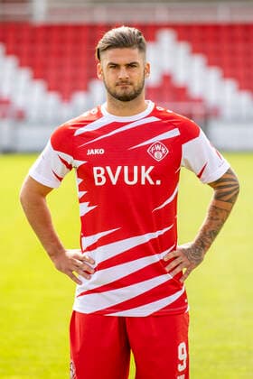 Dominic Baumann, FC Würzburger Kickers, 2 Bundesliga, portrait date 2020 2021, Copyright: HMBxMedia xHeikoxBecker