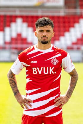 Saliou Sane, FC Würzburger Kickers, 2 Bundesliga, portrait date 2020 2021, Copyright: HMBxMedia xHeikoxBecker