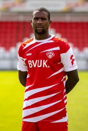 Douglas Franco Teixeira, FC Würzburger Kickers, 2 Bundesliga, portrait date 2020 2021, Copyright: HMBxMedia xHeikoxBecker