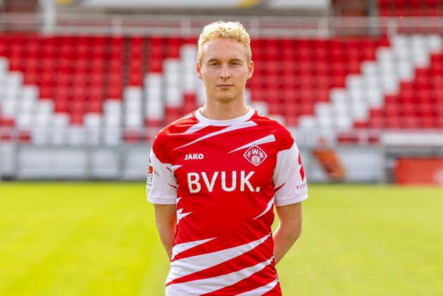Luke Hemmerich, FC Würzburger Kickers, 2 Bundesliga, portrait date 2020 2021, Copyright: HMBxMedia xHeikoxBecker