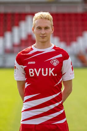 Luke Hemmerich, FC Würzburger Kickers, 2 Bundesliga, portrait date 2020 2021, Copyright: HMBxMedia xHeikoxBecker
