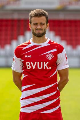 Daniel Haegele, FC Würzburger Kickers, 2 Bundesliga, portrait date 2020 2021, Copyright: HMBxMedia xHeikoxBecker