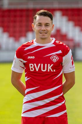 Florian Flecker, FC Würzburger Kickers, 2 Bundesliga, portrait date 2020 2021, Copyright: HMBxMedia xHeikoxBecker