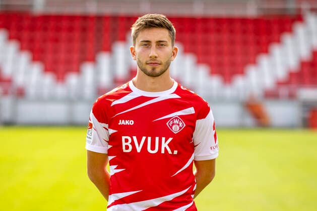 Dominik Meisel, FC Würzburger Kickers, 2 Bundesliga, portrait date 2020 2021, Copyright: HMBxMedia xHeikoxBecker