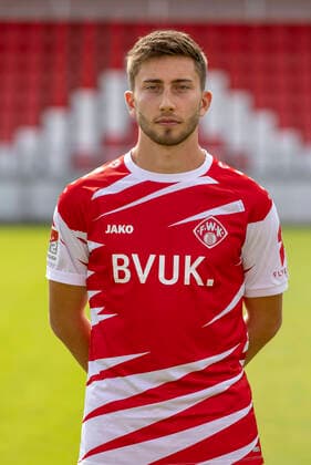 Dominik Meisel, FC Würzburger Kickers, 2 Bundesliga, portrait date 2020 2021, Copyright: HMBxMedia xHeikoxBecker