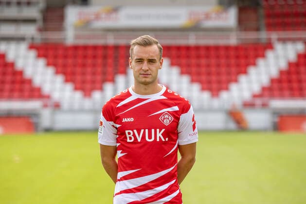 David Kopacz, FC Würzburger Kickers, 2 Bundesliga, portrait date 2020 2021, Copyright: HMBxMedia xHeikoxBecker