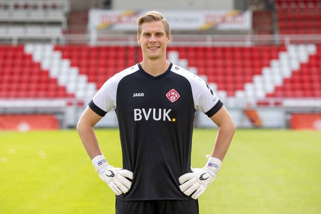 Eric Verstappen, FC Würzburger Kickers, 2 Bundesliga, portrait date 2020 2021, Copyright: HMBxMedia xHeikoxBecker