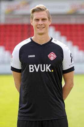 Eric Verstappen, FC Würzburger Kickers, 2 Bundesliga, portrait date 2020 2021, Copyright: HMBxMedia xHeikoxBecker
