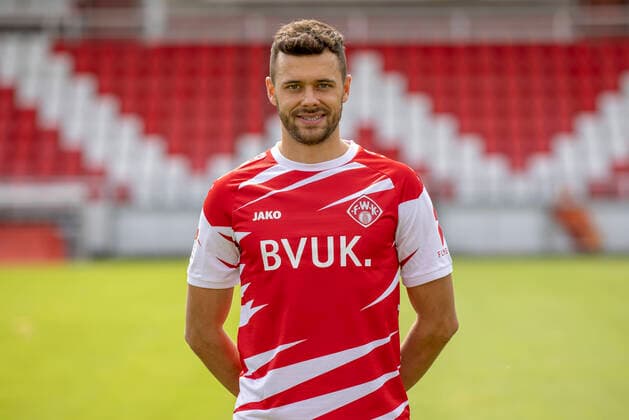 Robert Herrmann, FC Würzburger Kickers, 2 Bundesliga, portrait date 2020 2021, Copyright: HMBxMedia xHeikoxBecker