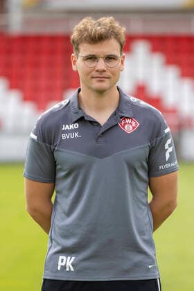 Philipp Kunz Athletics coach, FC Würzburger Kickers, 2 Bundesliga, portrait date 2020 2021, Copyright: HMBxMedia xHeikoxBecker