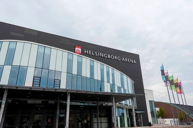 200903 Helsingborgs Arena before during the handball match in the training match between OV Helsingborg and Amo on September 3, 2020 in Helsingborg,  Copyright: AVDOxBILKANOVIC BB200903AB003
