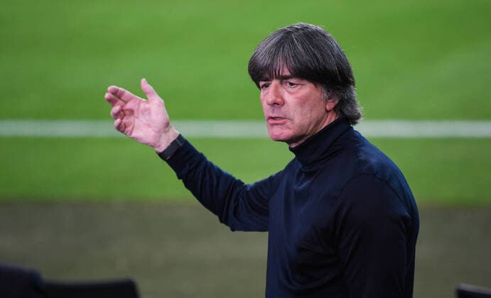 Fussball International UEFA Nations League in Stuttgart 03.09.2020 Deutschland - Spanien: Trainer Joachim Loew (Deutschland) *** Football International UEFA Nations League in Stuttgart 03 09 2020 Germany Spain Coach Joachim Loew Germany