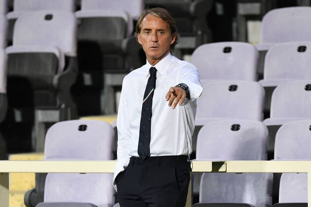 Fußball, Nations League, Italien - Bosnien-Herzegowina Db Firenze 04 09 2020 - Uefa Nations League Italia-Bosnia Erzegovina foto Daniele Buffa Image nella foto: Roberto Mancini 