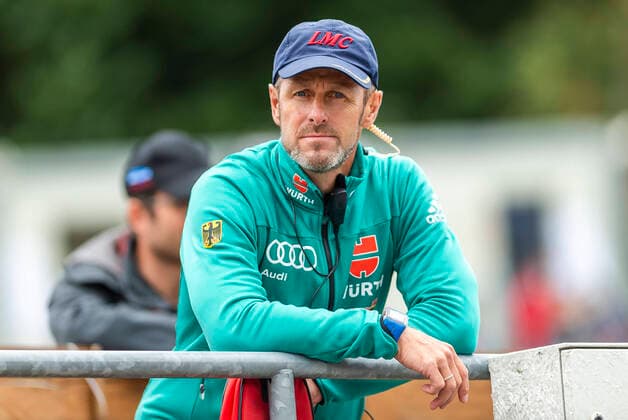 Offene Deutsche Meisterschaften Biathlon, Altenberg, 4.-6.9.2020, Herren, 15 km, Bundestrainer Mark Kirchner, c Altenberg Sachsen *** Open German Championships Biathlon, Altenberg, 4 6 9 2020, Men, 15 km, national coach Mark Kirchner, c Altenberg Saxony