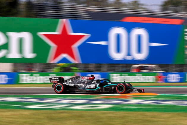 Motorsports FIA Formula One World Championship 2020, Grand Prix of Italy, 44 Lewis Hamilton GBR, Mercedes AMG Petronas Formula One Team, Monza Italy