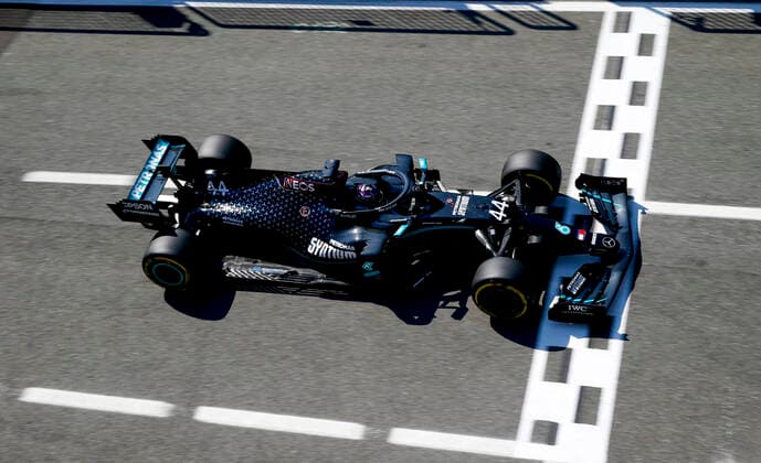 Motorsports FIA Formula One World Championship 2020, Grand Prix of Italy, 44 Lewis Hamilton GBR, Mercedes AMG Petronas Formula One Team, Monza Italy