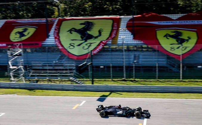 Motorsports FIA Formula One World Championship 2020, Grand Prix of Italy, 44 Lewis Hamilton GBR, Mercedes AMG Petronas Formula One Team, Monza Italy