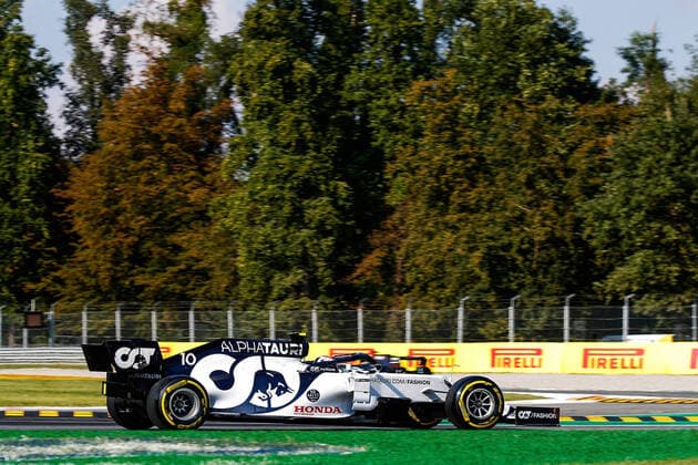 FORMULA 1 GRAN PREMIO HEINEKEN D ITALIA 2020 06 09 2020, Autodromo Nazionale di Monza, Monza, FORMULA 1 GRAN PREMIO HEINEKEN D ITALIA 2020 , in the picture Pierre Gasly FRA 10 , Scuderia AlphaTauri Honda nordphotoxBratic nph00250