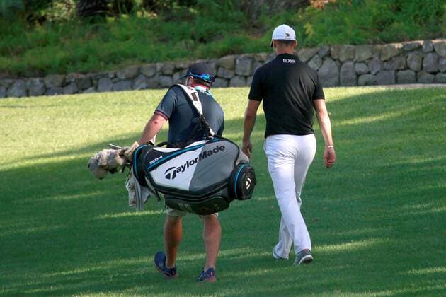German golfer Maryin Kaymer (R) in action during the fourth and last round of Andalusias Pro-Am Golf Masters tournament at Valderrama golf course in Sotogrande town, Cadiz, southern Spain, 06 September 2020. Andalusias Pro-Am Golf Masters !ACHTUNG: NUR REDAKTIONELLE NUTZUNG!  Copyright: xA.xCarrascoxRagelx GRAF597 20200906-637350168194701167