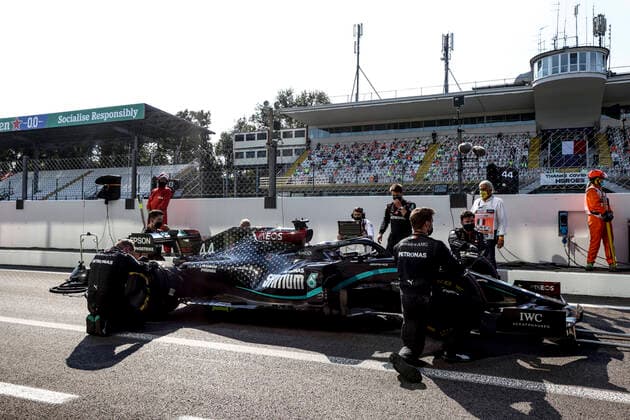 Motorsports FIA Formula One World Championship 2020, Grand Prix of Italy, 44 Lewis Hamilton GBR, Mercedes AMG Petronas Formula One Team, Monza Italy