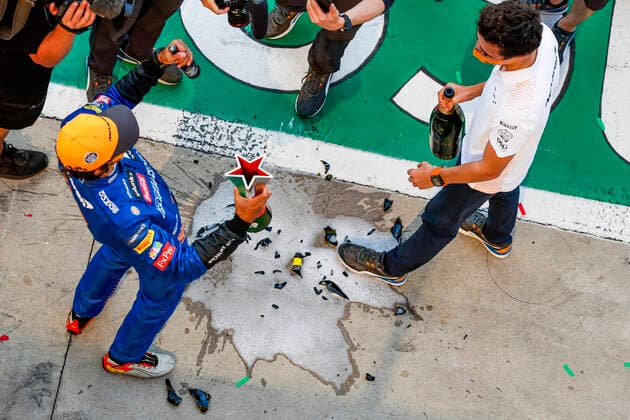 Motorsports FIA Formula One World Championship 2020, Grand Prix of Italy, 55 Carlos Sainz ESP, McLaren F1 Team , 4 Lando Norris GBR, McLaren F1 Team , Monza Italy