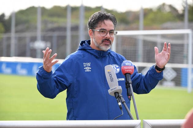 Coach David Wagner FC Schalke 04 in TV Interview 05 09 2020, Football GER, 1 Bundesliga, 2 Bundesliga, Season 2020 2021, Test match, FC Schalke 04 VfL Bochum 3 0, Photo TEAM2sportphoto Gelsenkirchen Parkstadion Nordrhein Westfalen Germany Team2