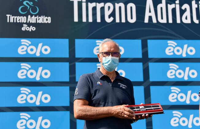 Photo LaPresse - Fabio Ferrari September, 07 2020 Lido di Camaiore (Italy) Cycling Tirreno Adriatico 55 edition - from Lido di Camaiore to Lido di Camaiore . In the pic: Giuseppe Martinelli  Copyright: xFabioxFerrari LaPresse LaPresse x