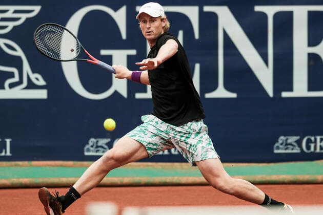 TENNIS - ATP, Tennis Herren Generali Open 2020 KITZBUEHEL,AUSTRIA,07.SEP.20 -TENNIS - ATP World Tour, Generali Open 2020, qualification round. Image shows Luke Saville (AUS). GEPAxpictures xPatrickxSteiner