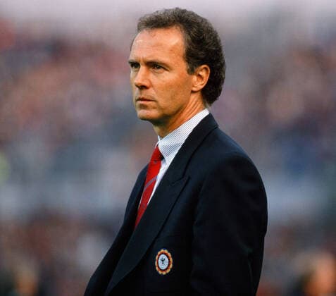 Germany Netherlands Germany, Hamburg, 21 06 1988, football, UEFA Euro 1988 in Germany, semi-finals, Germany Netherlands 1 2 Franz Beckenbauer Trainer Germany