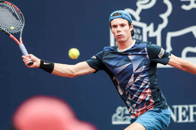 TENNIS - ATP, Tennis Herren Generali Open 2020 KITZBUEHEL,AUSTRIA,07.SEP.20 -TENNIS - ATP World Tour, Generali Open 2020, qualification round. Image shows Sandro Kopp (AUT). GEPAxpictures xPatrickxSteiner