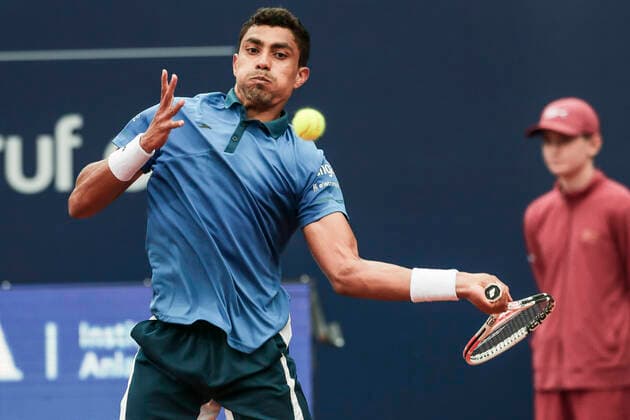 TENNIS - ATP, Tennis Herren Generali Open 2020 KITZBUEHEL,AUSTRIA,07.SEP.20 -TENNIS - ATP World Tour, Generali Open 2020, qualification round. Image shows Thiago Monteiro (BRA). GEPAxpictures xPatrickxSteiner