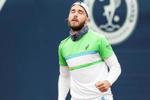 Sport Bilder des Tages TENNIS - ATP, Tennis Herren Generali Open 2020 KITZBUEHEL,AUSTRIA,07.SEP.20 -TENNIS - ATP World Tour, Generali Open 2020, qualification round. Image shows Andrej Martin (SVK). GEPAxpictures xPatrickxSteiner