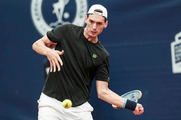 TENNIS - ATP, Tennis Herren Generali Open 2020 KITZBUEHEL,AUSTRIA,07.SEP.20 -TENNIS - ATP World Tour, Generali Open 2020, qualification round. Image shows Marc-Andrea Huesler (SUI). GEPAxpictures xPatrickxSteiner