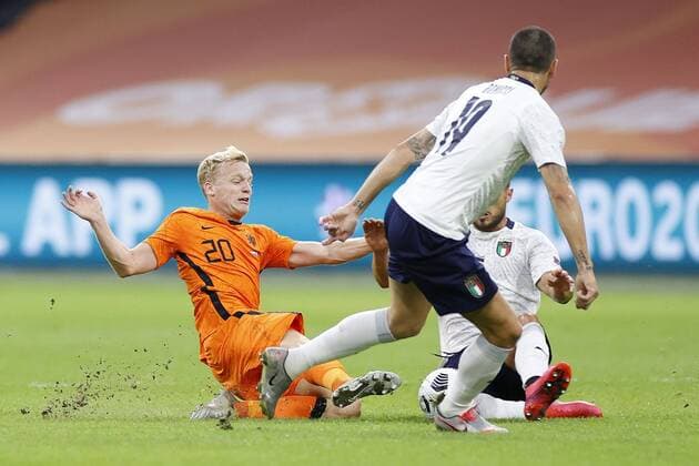 AMSTERDAM, 07-09-2020, JohanCruyff Stadium, season 2020 2021 . Nations Leaque game between Netherlands and Italy. Netherlands player Donny van de Beek Netherlands - Italy  x9133177x Copyright: