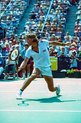 US Open Tennis Bjorn Borg (SWE) competing at the 1980 US Open Tennis. Queens USTA Billy Jean King National Te NY United States Copyright: xPaulxJxSutton DUOMO PCNx TN0301_106186