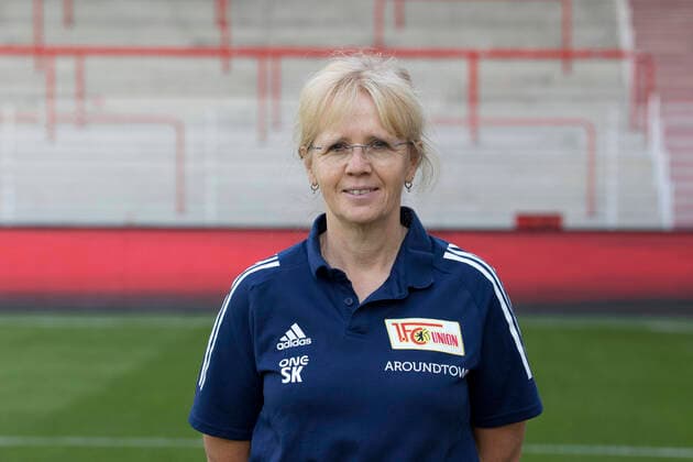 Susanne Kopplin Team Manager Sports Football Football Bundesliga Men DFL Portrait Season 2020 2021 03 09 2020 1 FC Union Berlin FCU Squad, Introduction, Presentation, Press Appointment