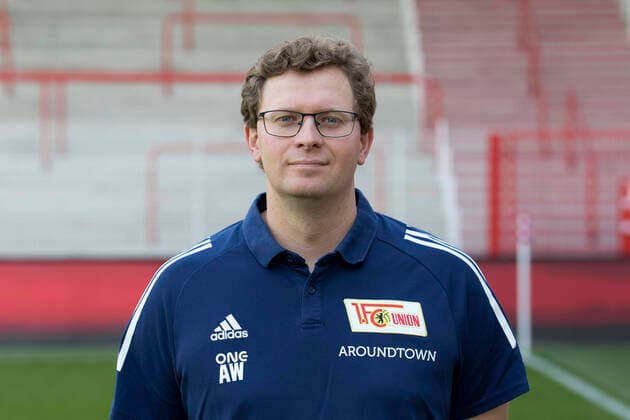 Adrian Wittmann Video analysis Sports Football Football Bundesliga Men DFL Portrait date Season 2020 2021 03 09 2020 1 FC Union Berlin FCU Squad, introduction, presentation, press event