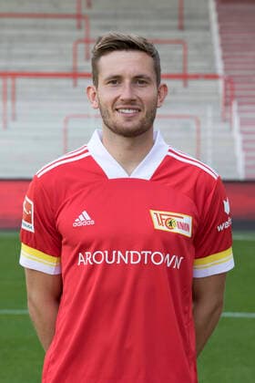 Christopher Lenz Sport Soccer Bundesliga Men DFL Portrait Season 2020 2021 03 09 2020 1 FC Union Berlin FCU Squad, Introduction, Presentation, Press appointment