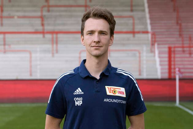 Physiotherapist Maximilian Perschk Sport Football Bundesliga Men DFL Season 2020 2021 03 09 2020 1 FC Union Berlin FCU Squad, introduction, presentation, press event