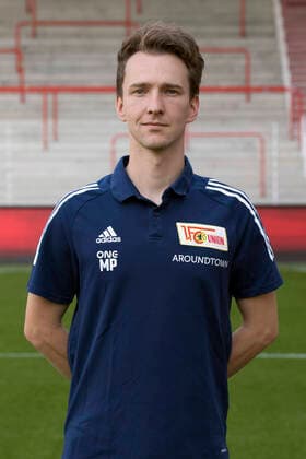 Physiotherapist Maximilian Perschk Sport Football Bundesliga Men DFL Season 2020 2021 03 09 2020 1 FC Union Berlin FCU Squad, introduction, presentation, press event