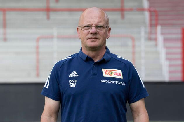 Team Coach Sven Weinel Sport Football Football Bundesliga Men DFL Season 2020 2021 03 09 2020 1 FC Union Berlin FCU Squad, Introduction, Presentation, Press Conference