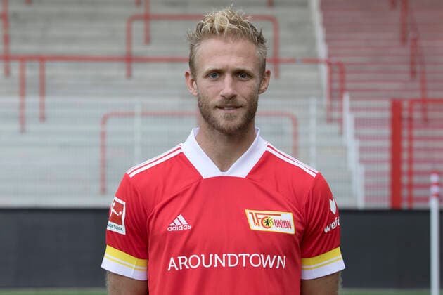 Sebastian Griesbeck Sport Football Bundesliga Men DFL Portrait date Season 2020 2021 03 09 2020 1 FC Union Berlin FCU Squad, Introduction, Presentation, Press appointment