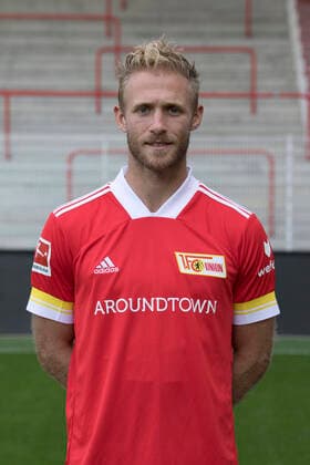 Sebastian Griesbeck Sport Football Bundesliga Men DFL Portrait date Season 2020 2021 03 09 2020 1 FC Union Berlin FCU Squad, Introduction, Presentation, Press appointment