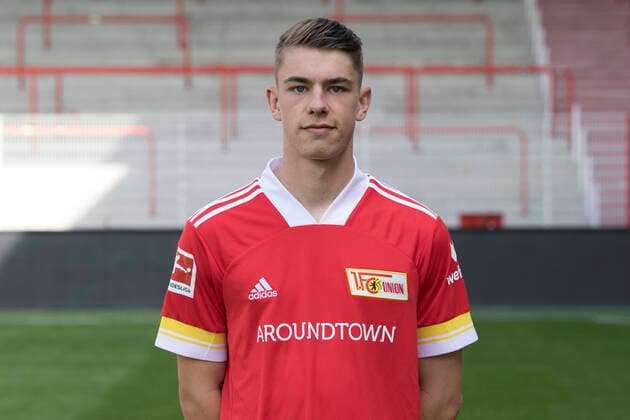 Tim Maciejewski Sport Football Bundesliga Men DFL Portrait Season 2020 2021 03 09 2020 1 FC Union Berlin FCU Squad, Introduction, Presentation, Press appointment