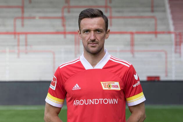 Christian Gentner Sport Football Bundesliga Men DFL Portrait Season 2020 2021 03 09 2020 1 FC Union Berlin FCU Squad, Introduction, Presentation, Press Event