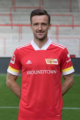 Christian Gentner Sport Football Bundesliga Men DFL Portrait Season 2020 2021 03 09 2020 1 FC Union Berlin FCU Squad, Introduction, Presentation, Press Event