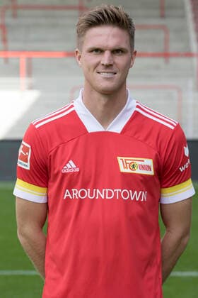 Marius Bülter Sport Soccer Bundesliga Men DFL Portrait Season 2020 2021 03 09 2020 1 FC Union Berlin FCU Squad, Introduction, Presentation, Press appointment