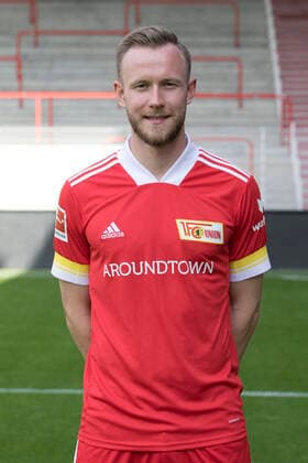 Cedric Teuchert Sport Football Football Bundesliga Men DFL Portrait date Season 2020 2021 03 09 2020 1 FC Union Berlin FCU Squad, Introduction, Presentation, Press appointment