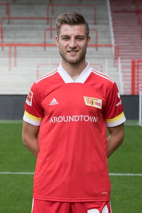 Robin Knoche Sport Football Bundesliga Men DFL Portrait Season 2020 2021 03 09 2020 1 FC Union Berlin FCU Squad, Introduction, Presentation, Press Event