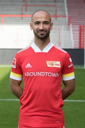 Akaki Gogia Sport Football Bundesliga Men DFL Portrait Season 2020 2021 03 09 2020 1 FC Union Berlin FCU Squad, Introduction, Presentation, Press Meeting